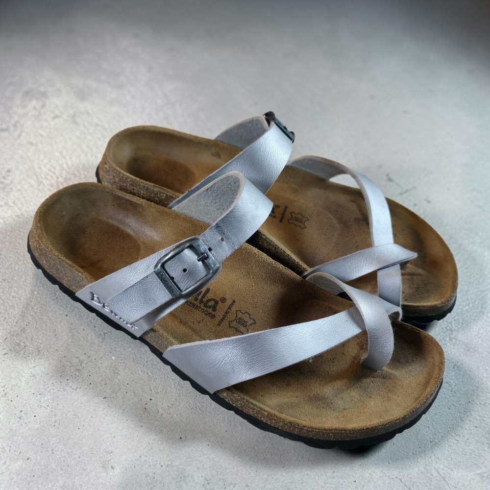 Birkenstock Betula Mayari Silver Sandals Womens Size US 8 / EU 39 Strappy